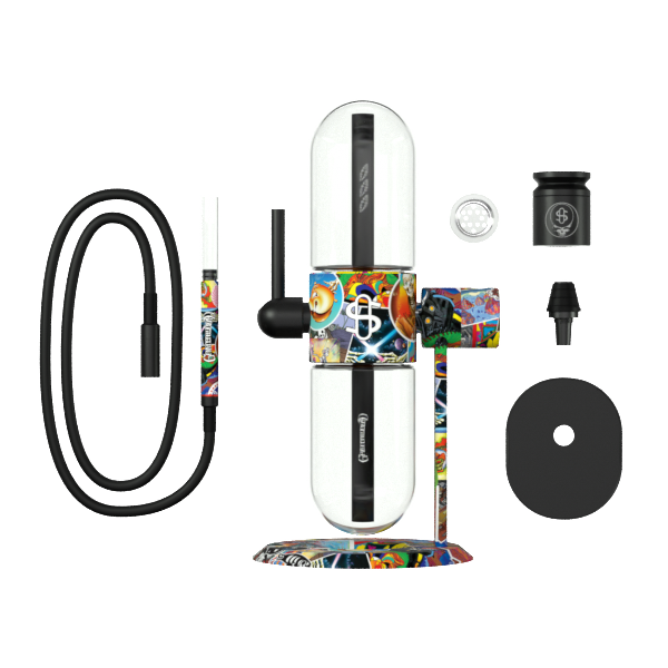 Stündenglass Gravity Infuser patchwork Edition lieferumfang