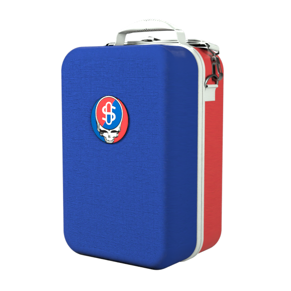 Stündenglass Gravity Infuser Kompact Greatful Dead Edition Travel Case geschlossen