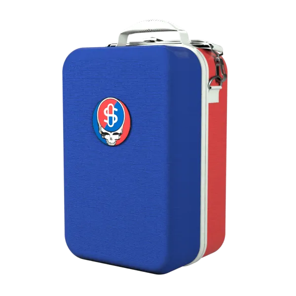 Stündenglass Gravity Infuser Kompact Greatful Dead Edition Travel Case geschlossen