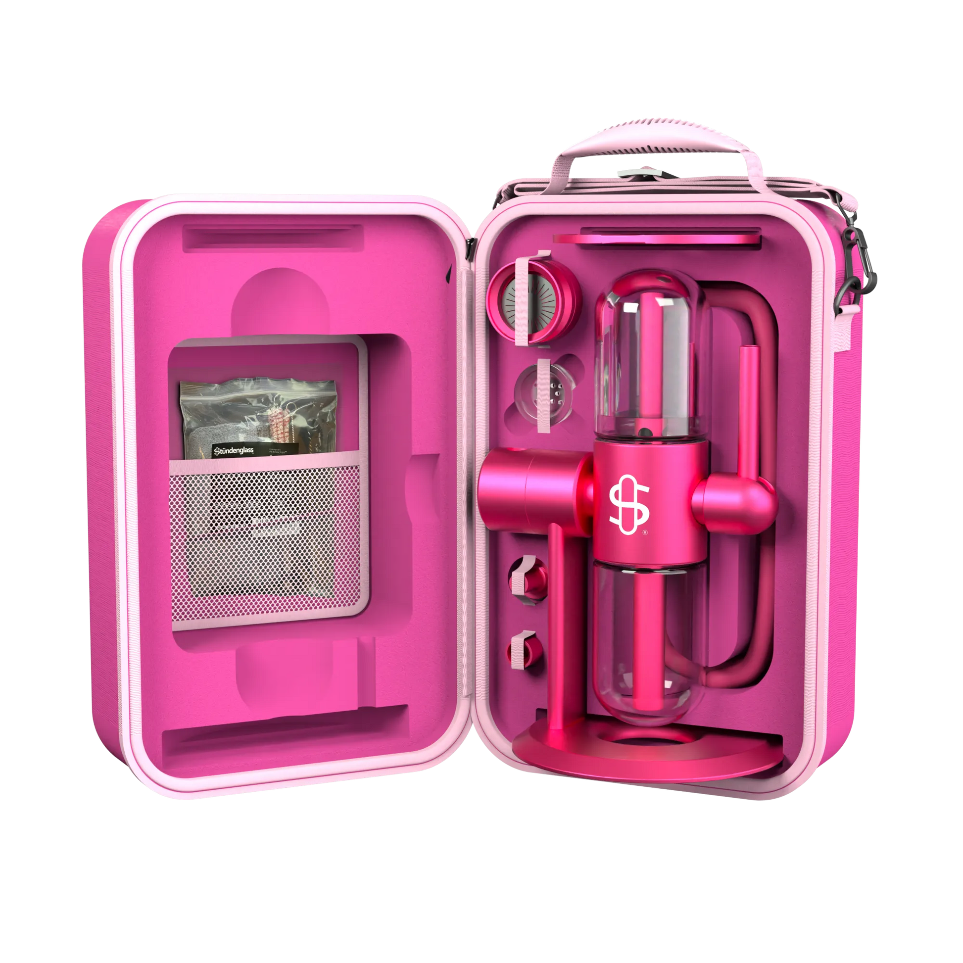 Stündenglass Gravity Infuser Kompact Travel Case offen