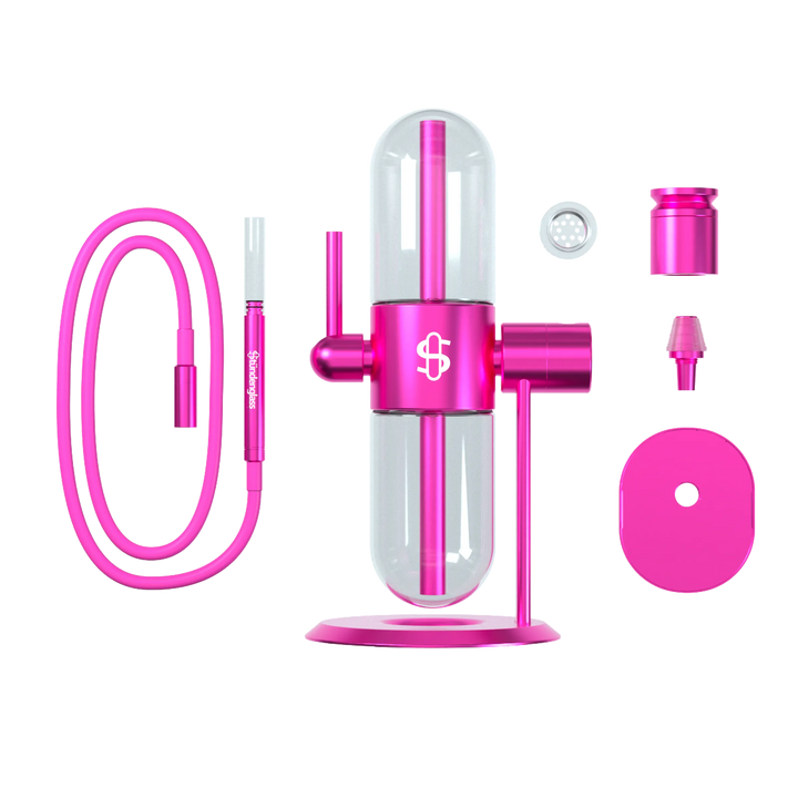 Stündenglass Gravity Infuser Pink Lieferumfang