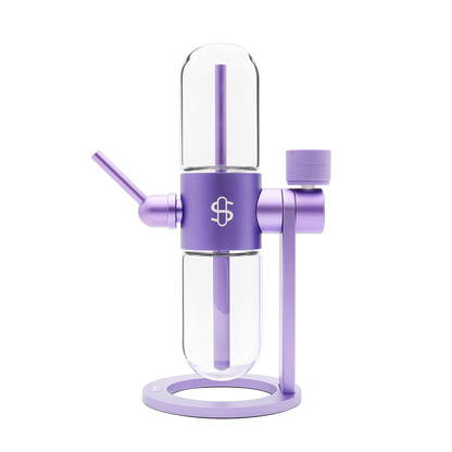 Stündenglass gravity Infuser / Gravity Hookah lila Frontansicht