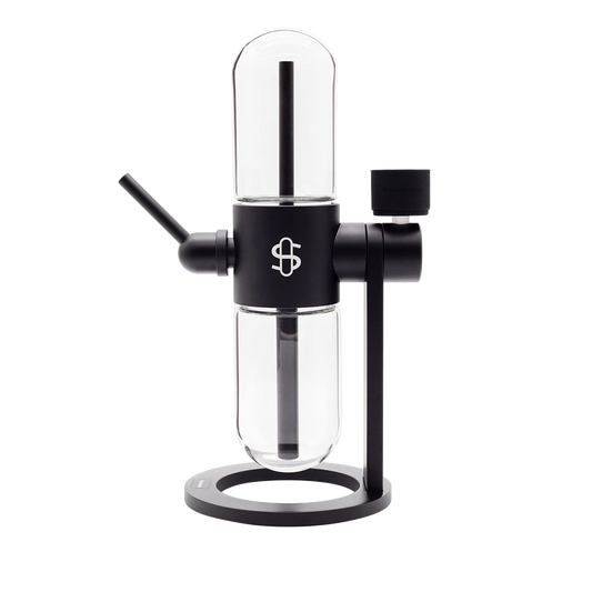 Stündenglass gravity Infuser / Gravity Hookah schwarz Frontansicht