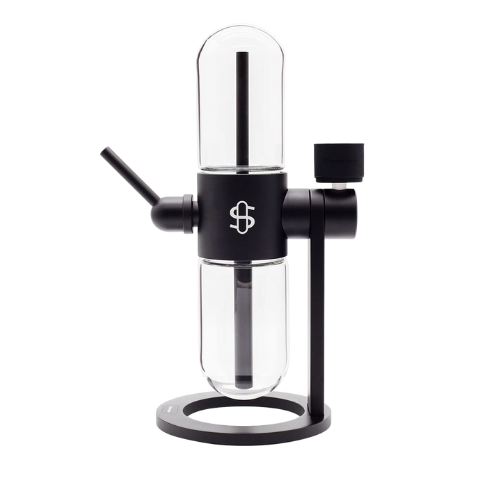 Stündenglass gravity Infuser / Gravity Hookah schwarz Frontansicht