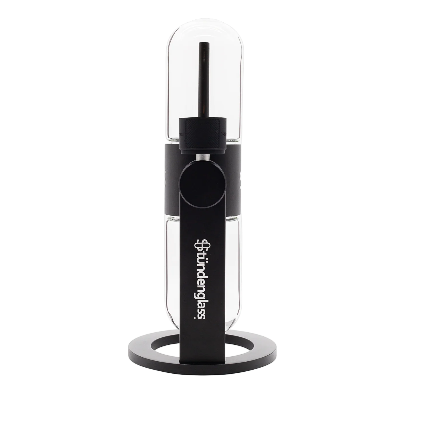 Stündenglass gravity Infuser / Gravity Hookah schwarz seite rechts