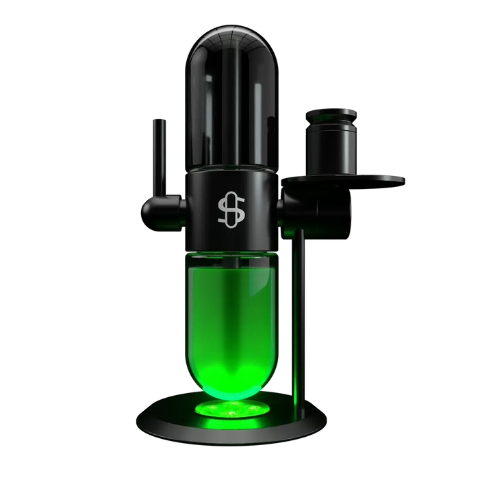 Stündenglass Infuser Beleuchtung grün