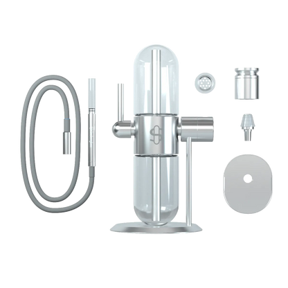 Stündenglass gravty Infuser Limited Edition Silber poliert Lieferumfang