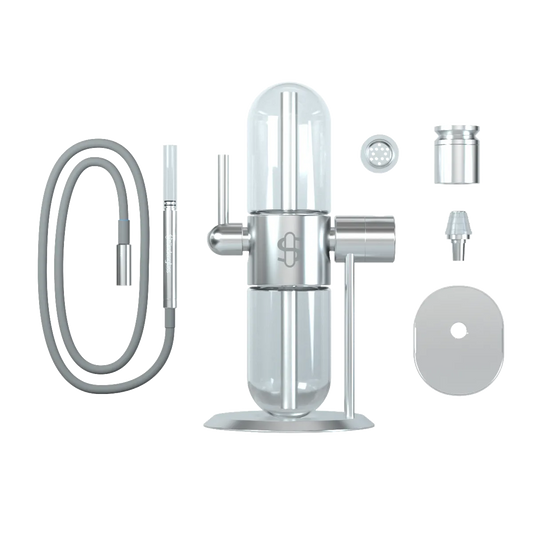 Stündenglass gravty Infuser Limited Edition Silber poliert Lieferumfang