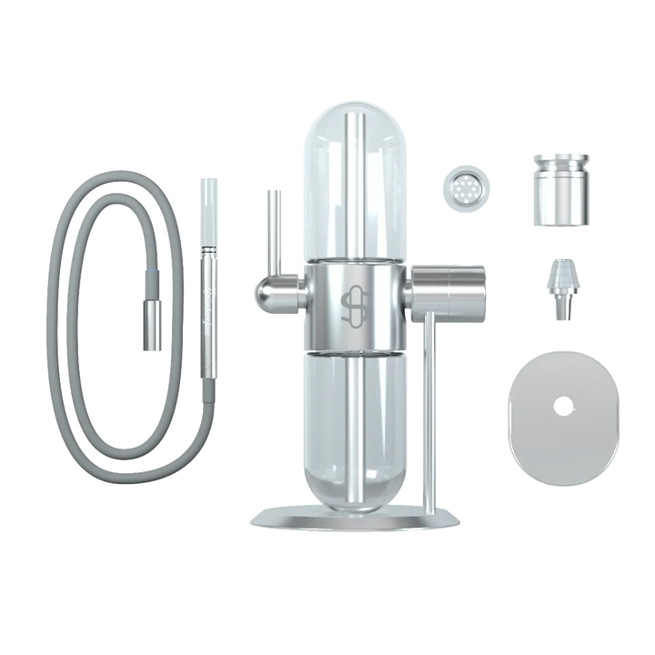 Stündenglass gravty Infuser Limited Edition Silber poliert Lieferumfang