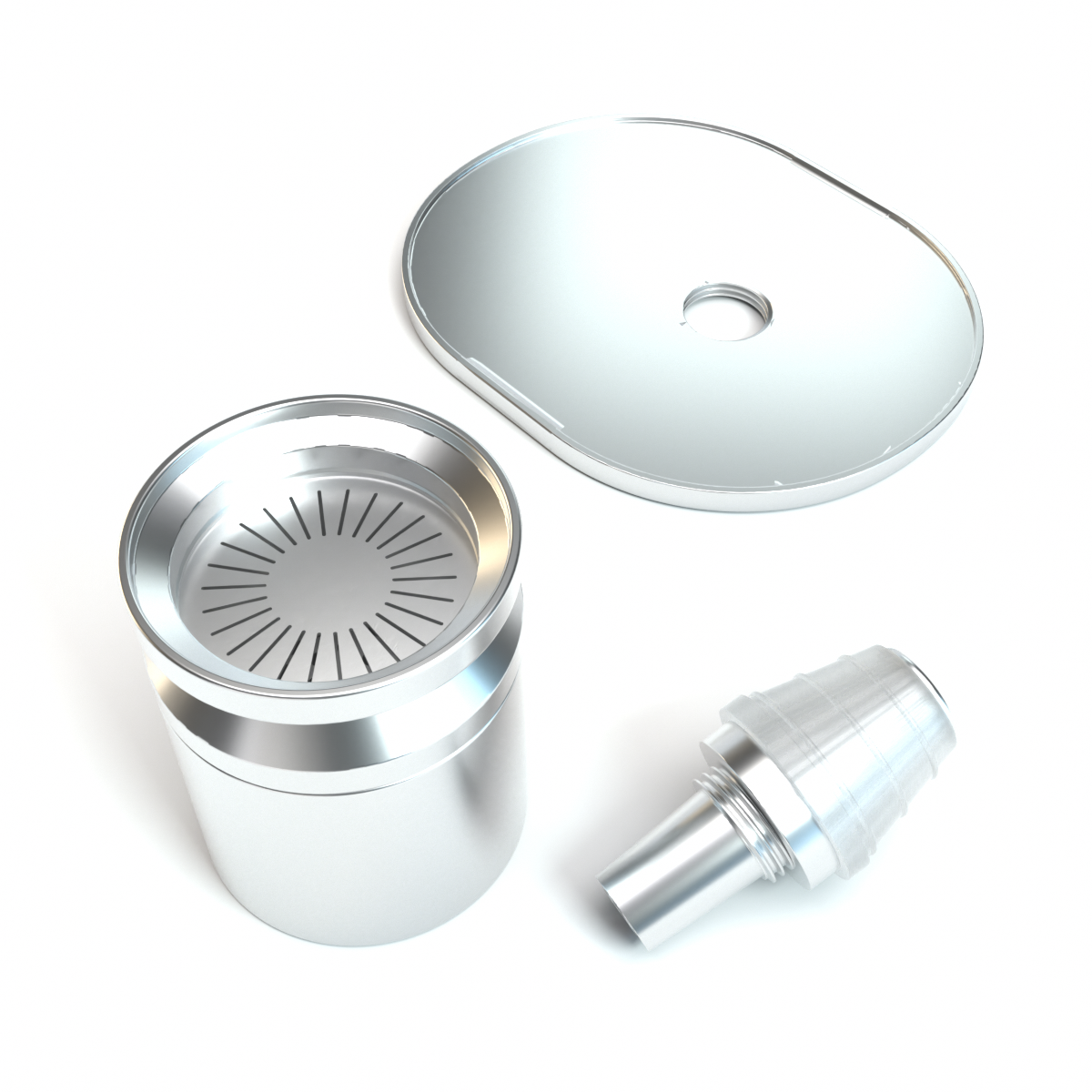 Stündenglass gravty Infuser Limited Edition Silber poliert Zubehör