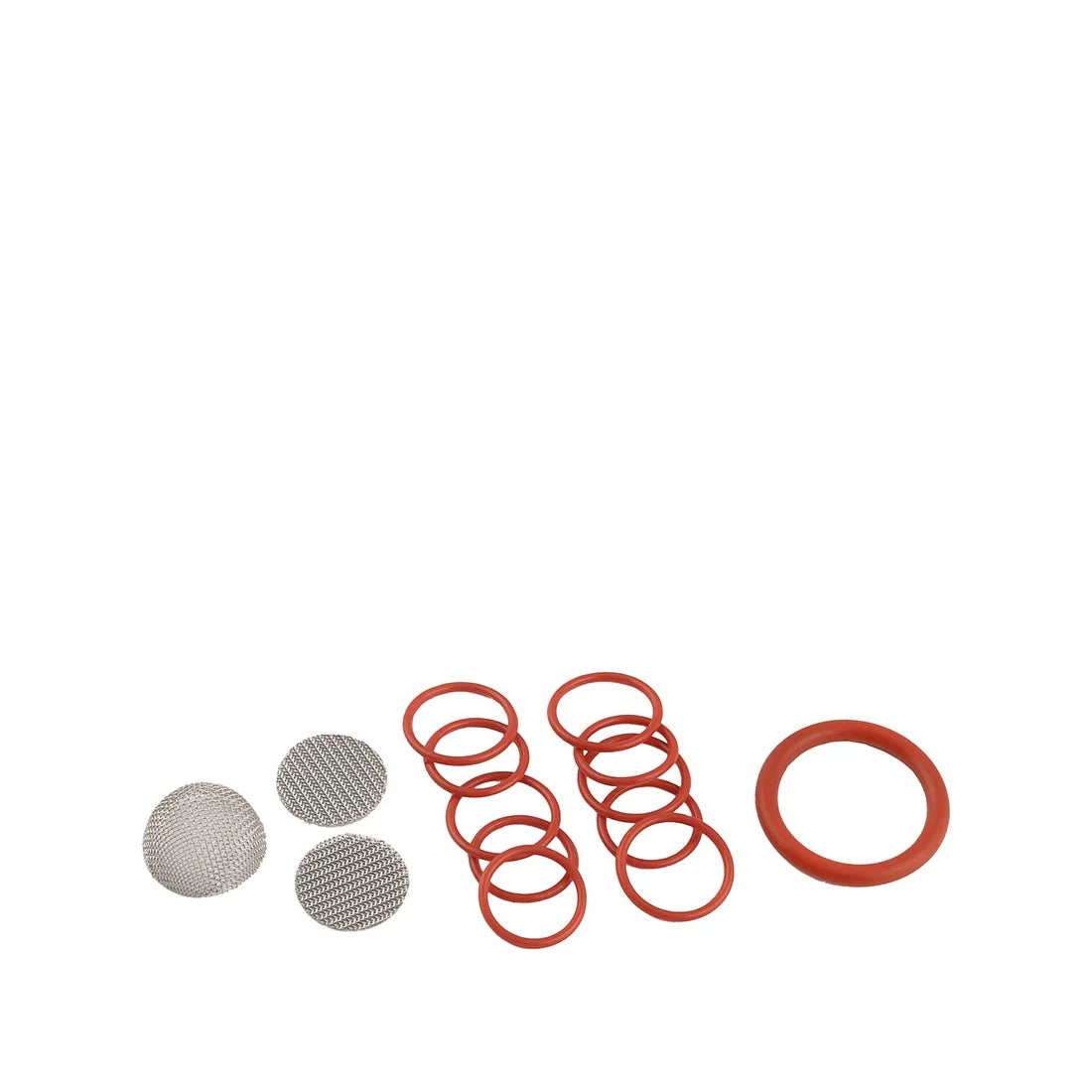 TinyMight Ersatzteilset mit 10 O-Ringen, rotem Mundstück-O-Ring, Korbsieb und zwei Maschensieben