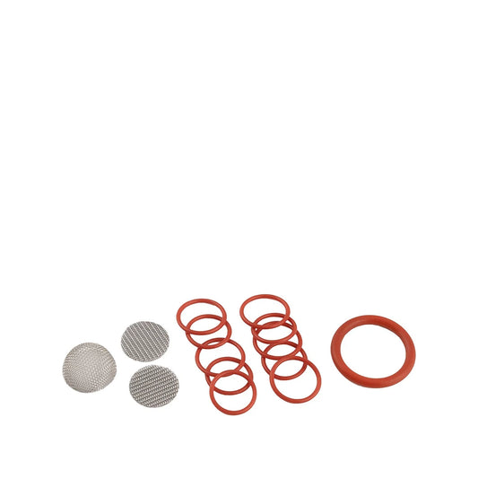 TinyMight Ersatzteilset mit 10 O-Ringen, rotem Mundstück-O-Ring, Korbsieb und zwei Maschensieben