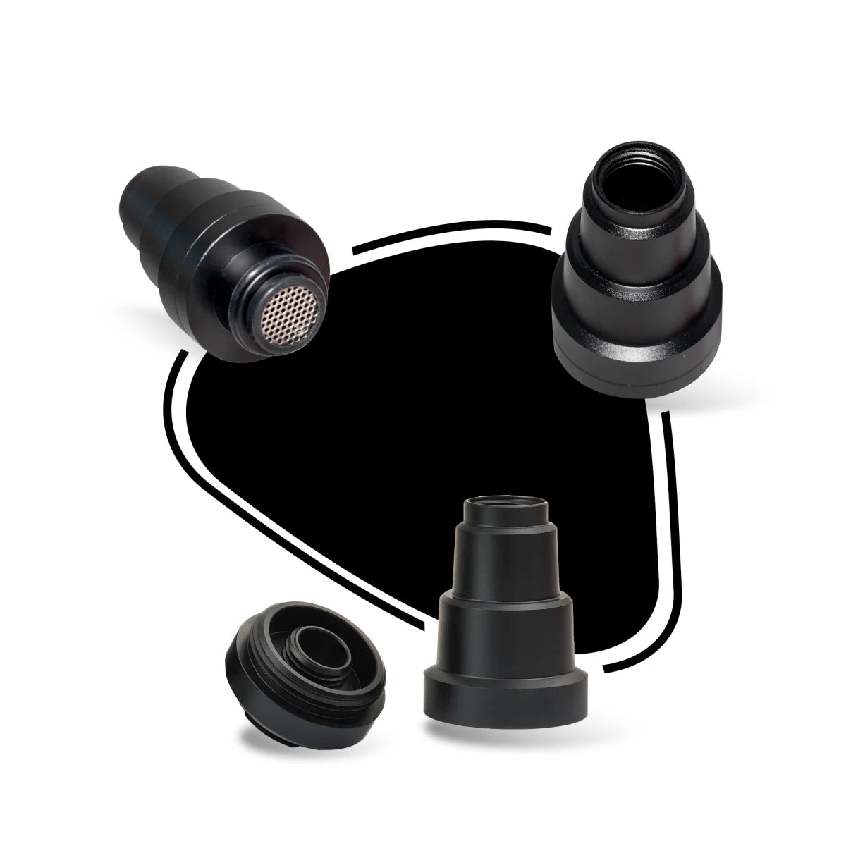Wasserpfeifenadapter für hizen Convectum Vaporizer alle Winkel