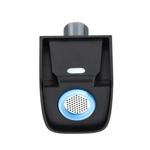Wolkenkraft FX Mini Ultra Mundstück-Einheit in Schwarz, Unterseite mit Dichtung und Sieb