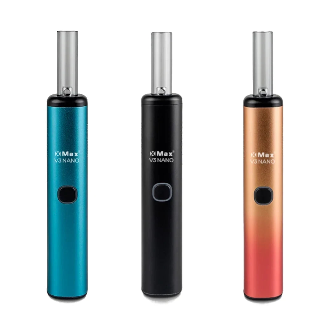 XMax V3 Nano Blau schwarz Orange Gruppenbild Frontansicht