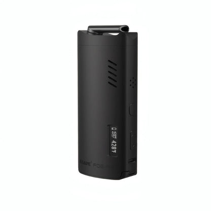 XVape Fog Pro Kräuterverdampfer schräg stehend Display angeschaltet