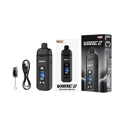 Yocan Vane 2 Vaporizer in schwarz Lieferumfang
